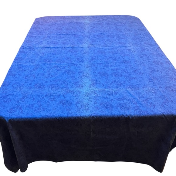 Vent Du Sud Blue Floral Tablecloth Made In France 90 X 56 French Country - Picture 5 of 6